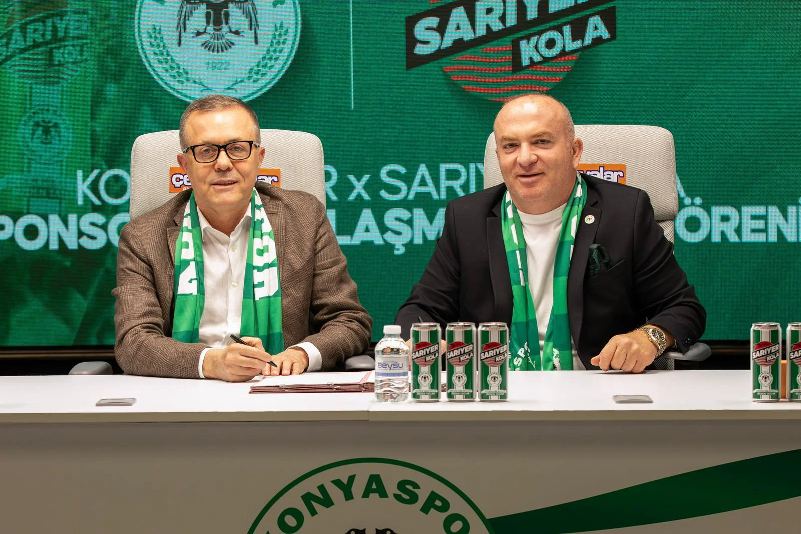 Sarıyer Kola, Konyaspor'un 2026-2027 Sezonu Resmi İçecek Sponsoru Oldu