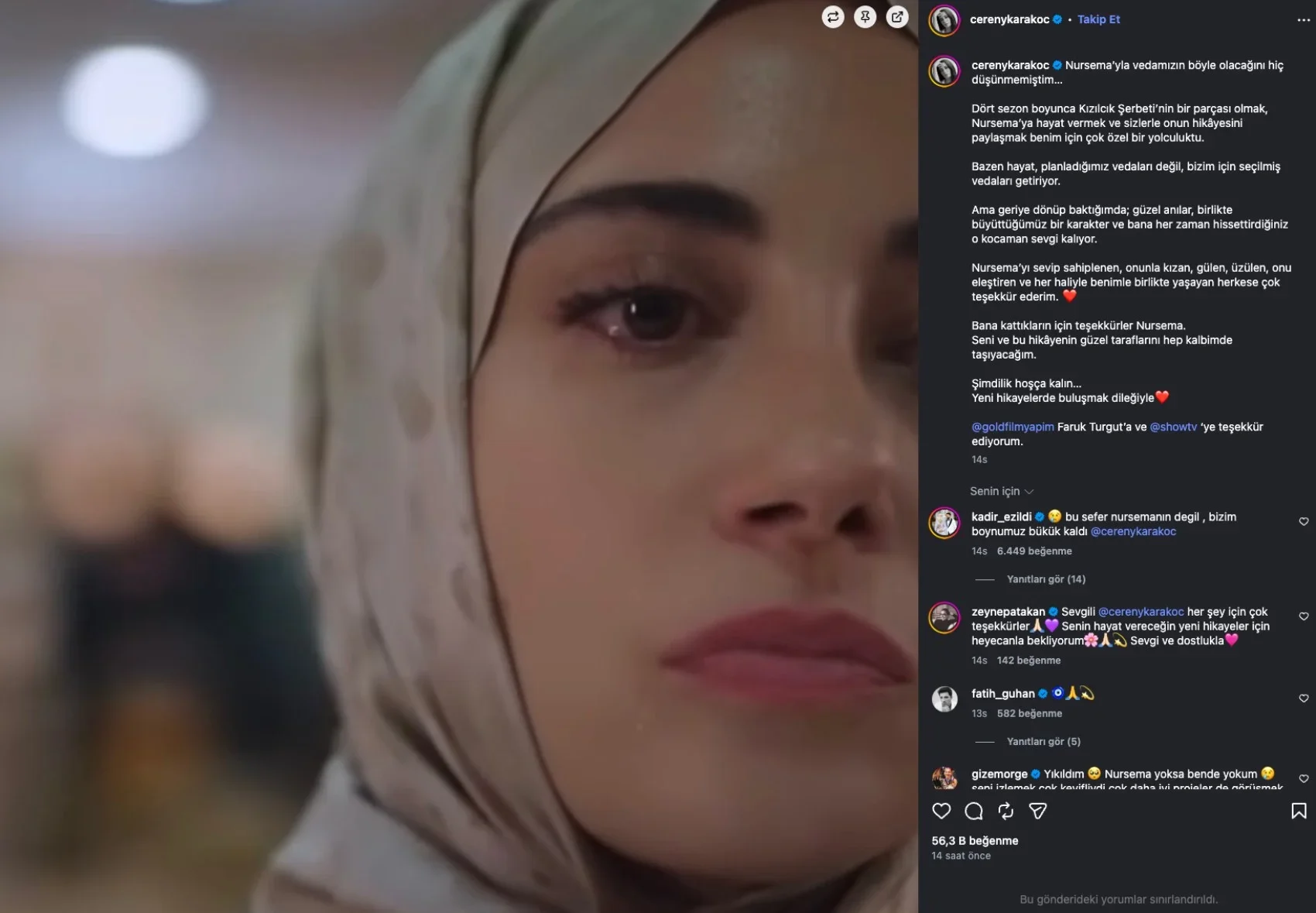 Kızılcık Şerbeti'nde sürpriz bir ayrılık! Duygusal veda mesajı