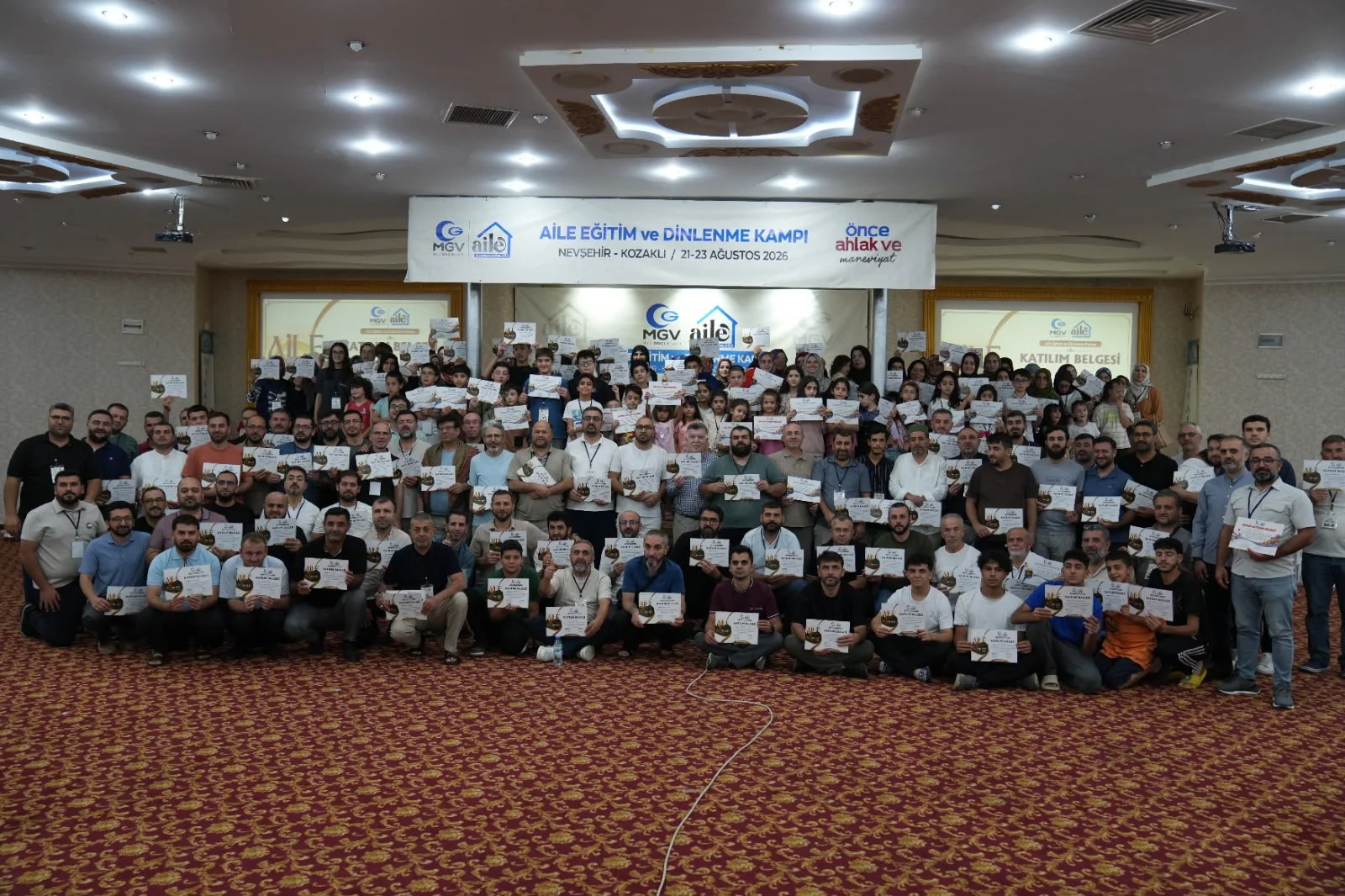 MGV'den örnek aile kampı: Nevşehir'de 100 aile buluştu!