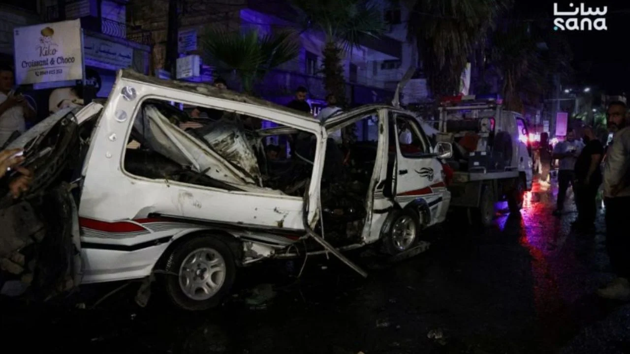 Şam'ın Ceramana Bölgesinde minibüse bombalı saldırı: 2 ölü, 14 yaralı