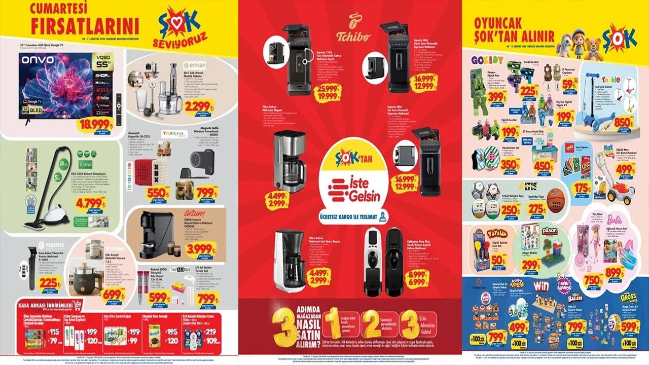 ŞOK'ta bu hafta sonu neler var? 8 Ağustos ürün ve fiyat listesi