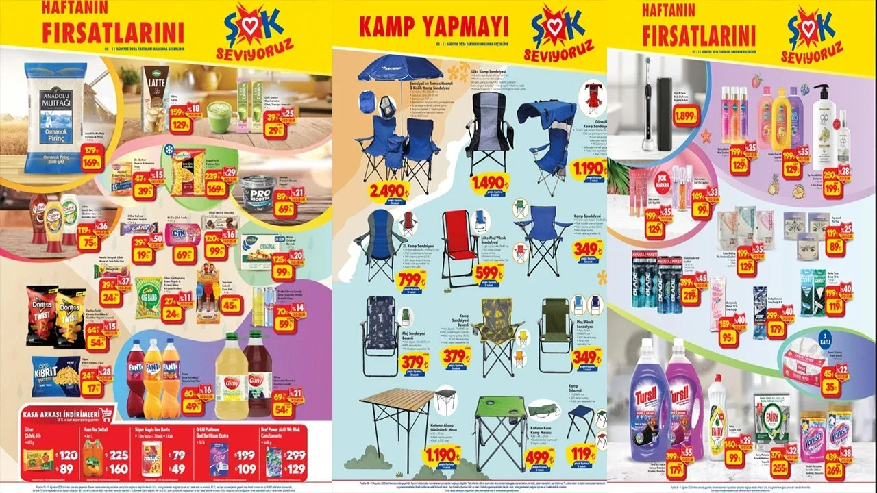 ŞOK'ta kaçırılmaz fırsatlar! 5 Ağustos aktüel ürün ve fiyatları