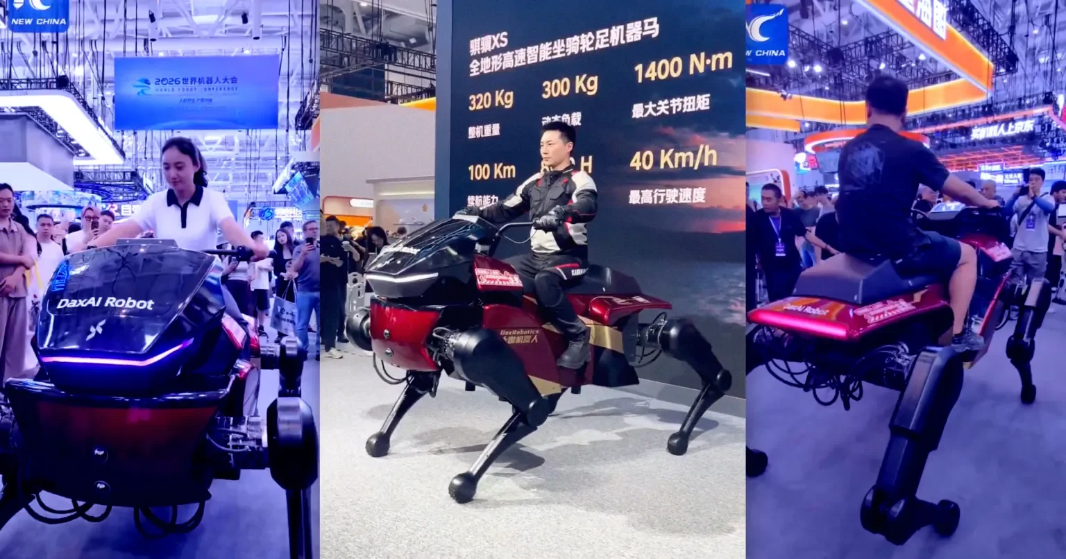 Tek şarjla 100 km menzil! 300 kilo taşıyan robot at