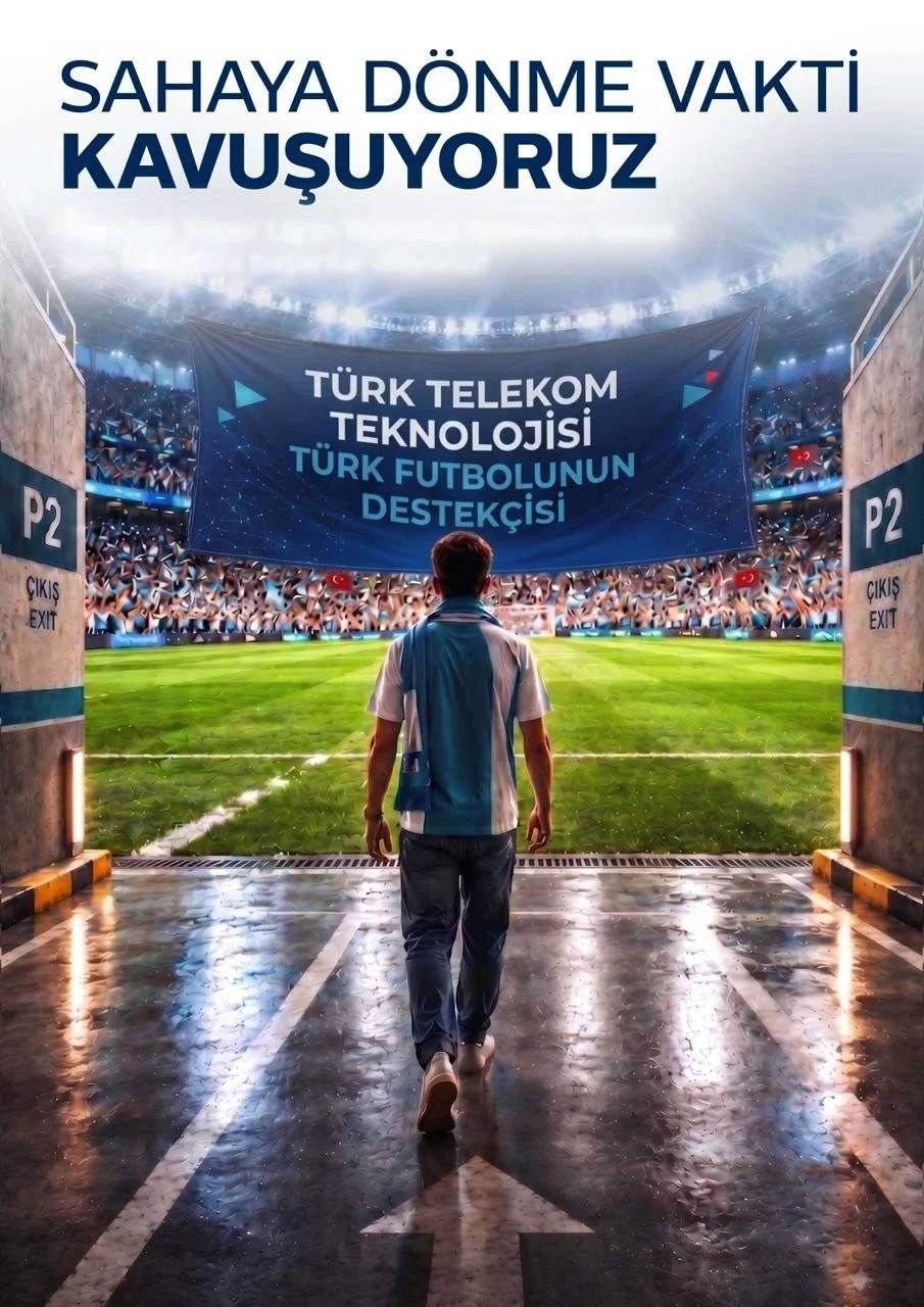 Türk Telekom Süper Lig'in teknoloji sponsoru olarak sahada!