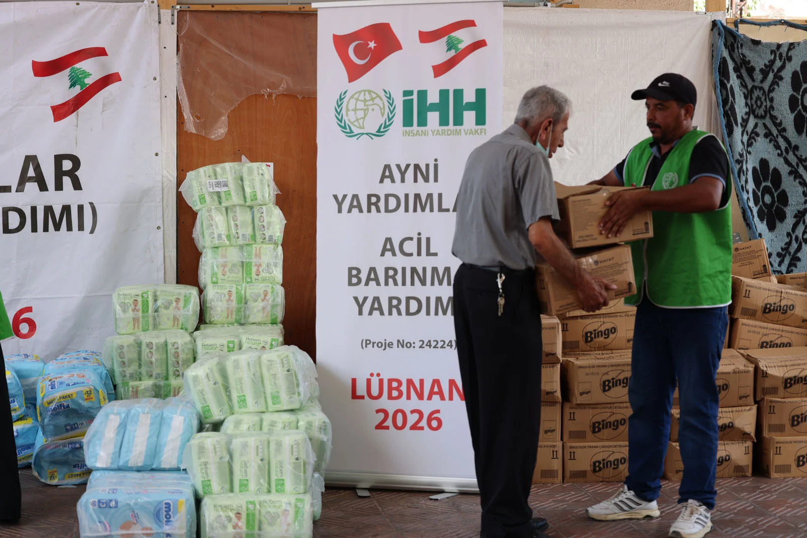 Türkiye’deki STK’lardan Lübnan’a insani yardım