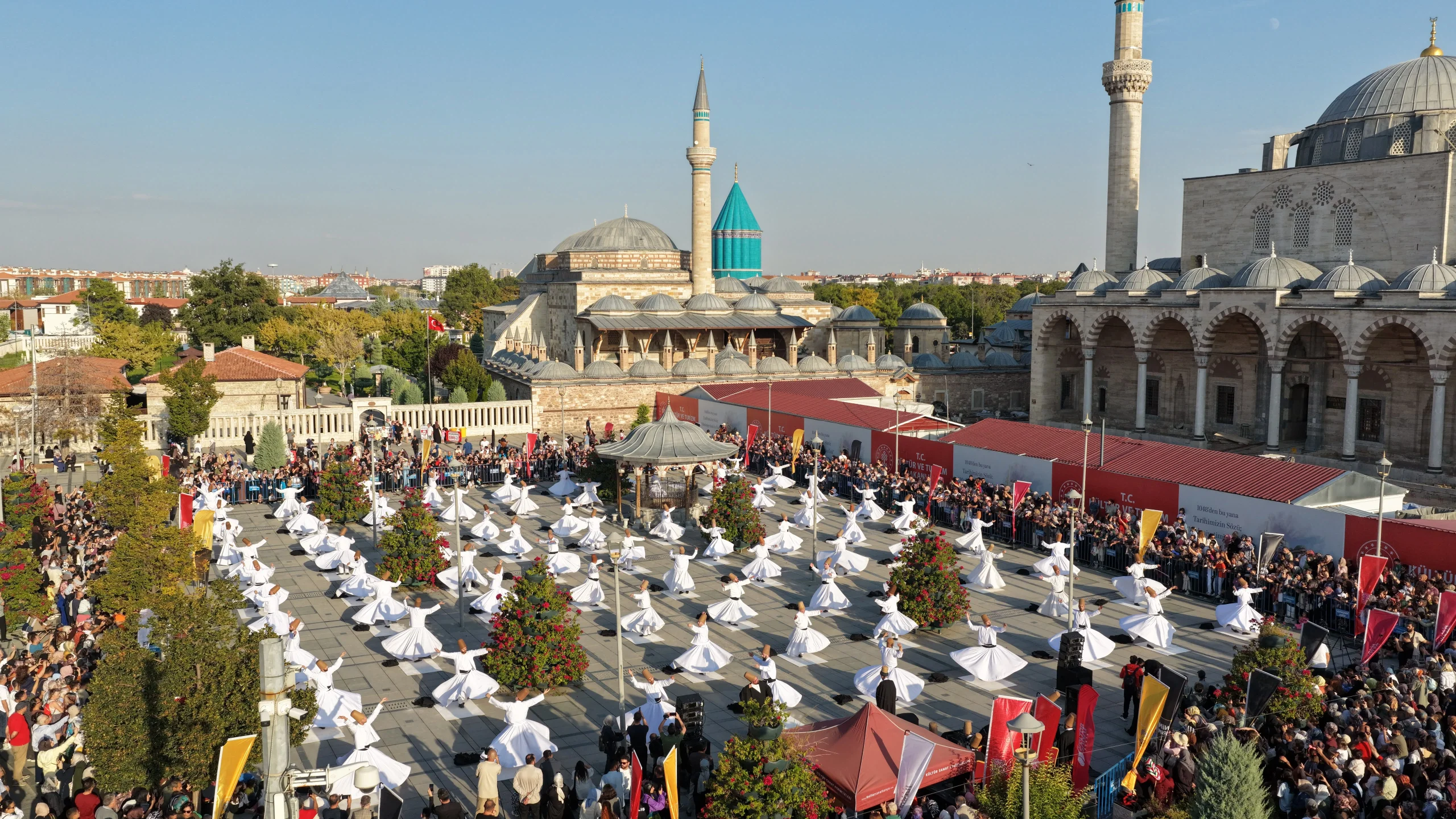 23. Uluslararası Konya Mistik Müzik Festivali sema ayiniyle açıldı