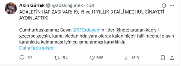 Aksaray, Gaziantep ve Manisa'daki 3 faili meçhul cinayet 11, 15 ve 19 yıl sonra aydınlatıldı