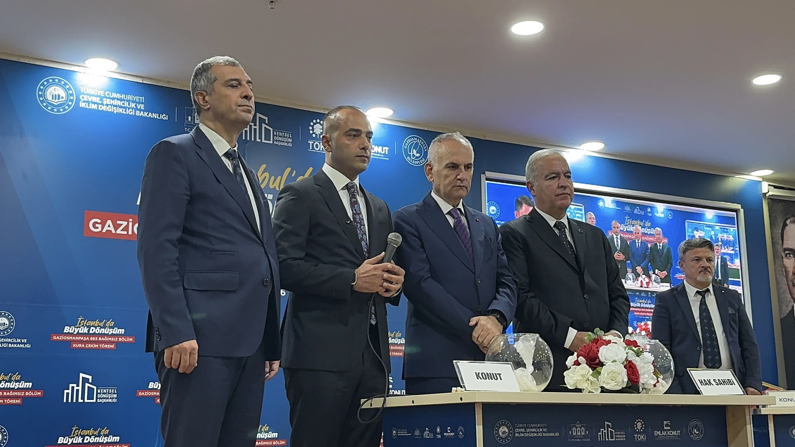 Gaziosmanpaşa’da 665 TOKİ konut kurası çekimi