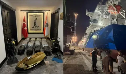Güney Amerika'dan gelen o gemide ne vardı? Mersin'de 12 paketten 350 kilo çıktı