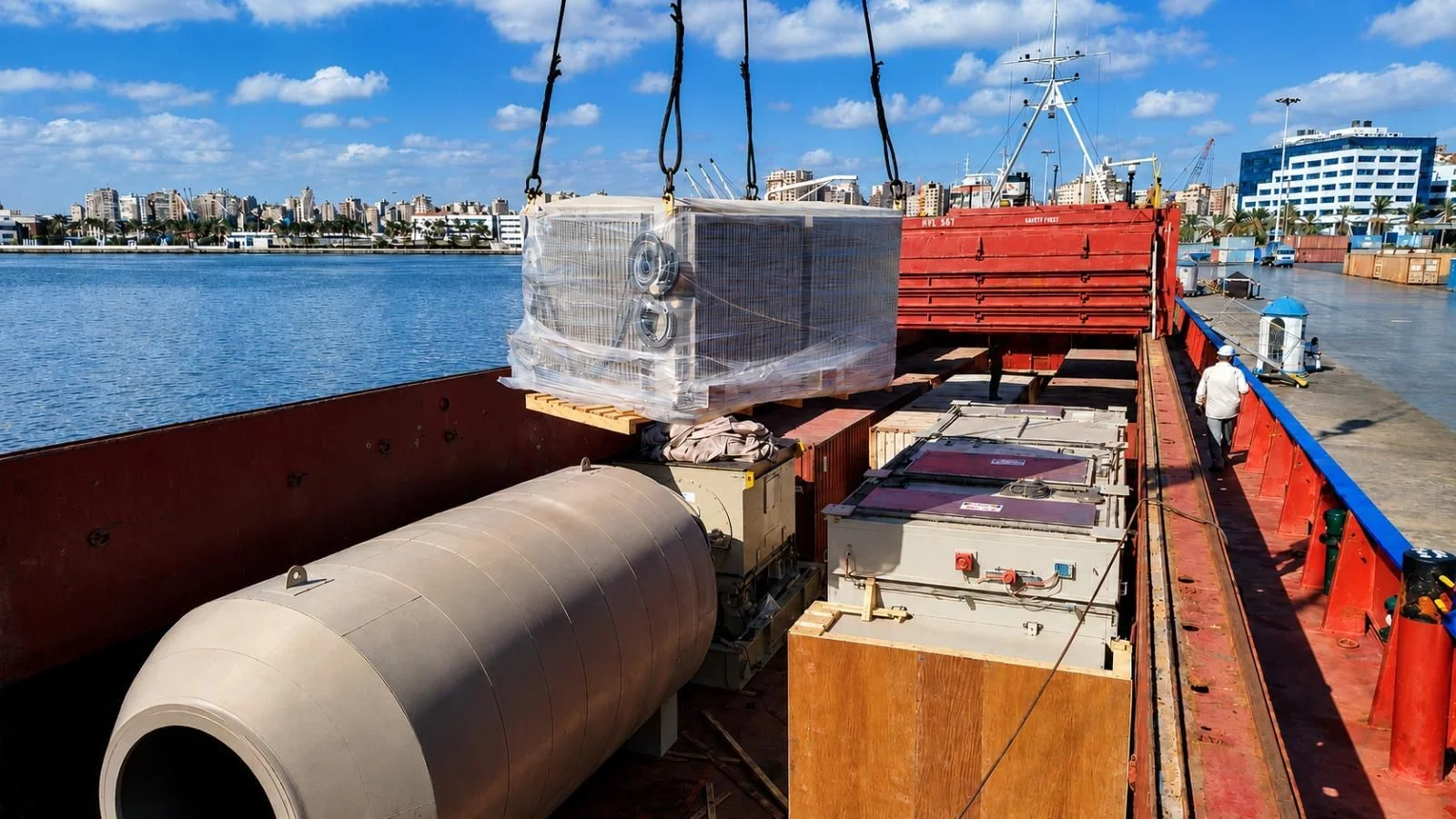 IDEA Logistics, Siemens SGT-450 Gaz Türbininin Mısır’dan Türkiye’ye proje taşımasını gerçekleştirdi