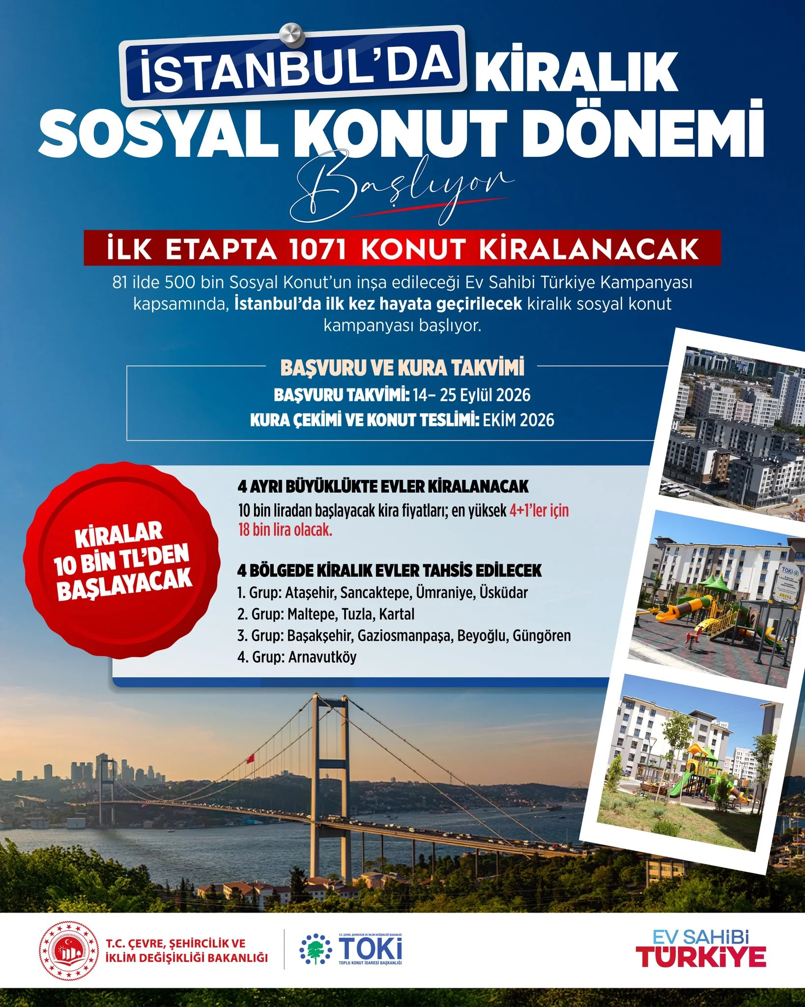 İstanbul'da 10 bin TL'ye kiralık ev dönemi resmen başlıyor