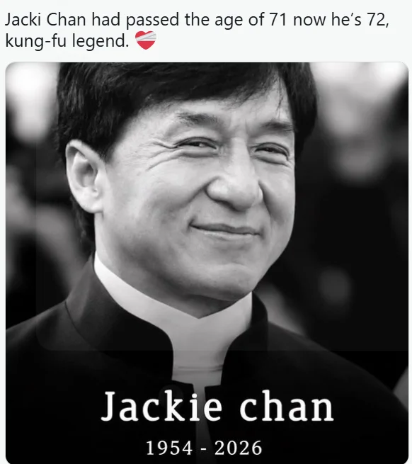 Jackie Chan öldü mü, yaşıyor mu? Sosyal medyada hızla yayıldı