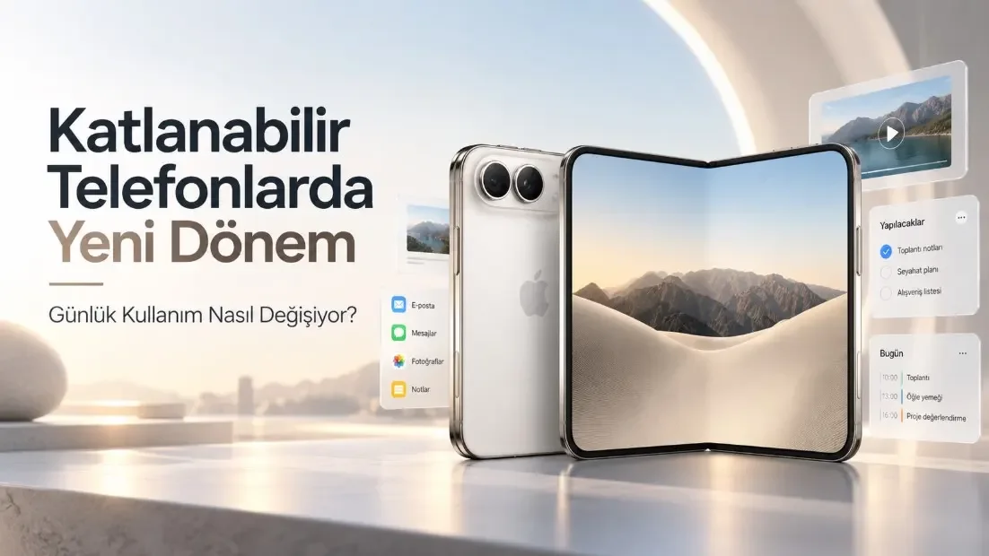 Katlanabilir Telefonlarda Yeni Dönem: Günlük Kullanım Nasıl Değişiyor?