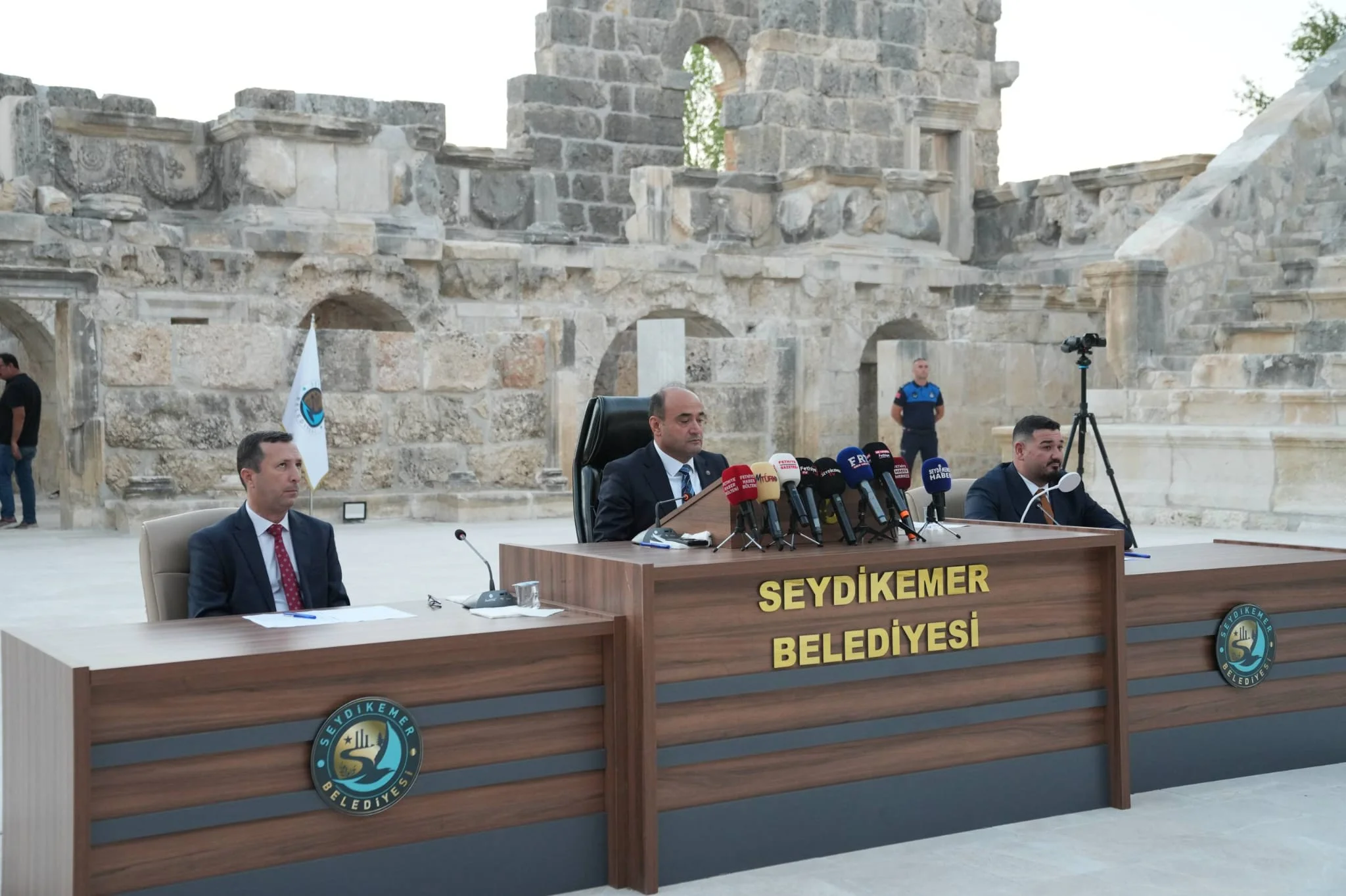 Seydikemer Belediyesi Tlos Antik Kenti’nde toplandı