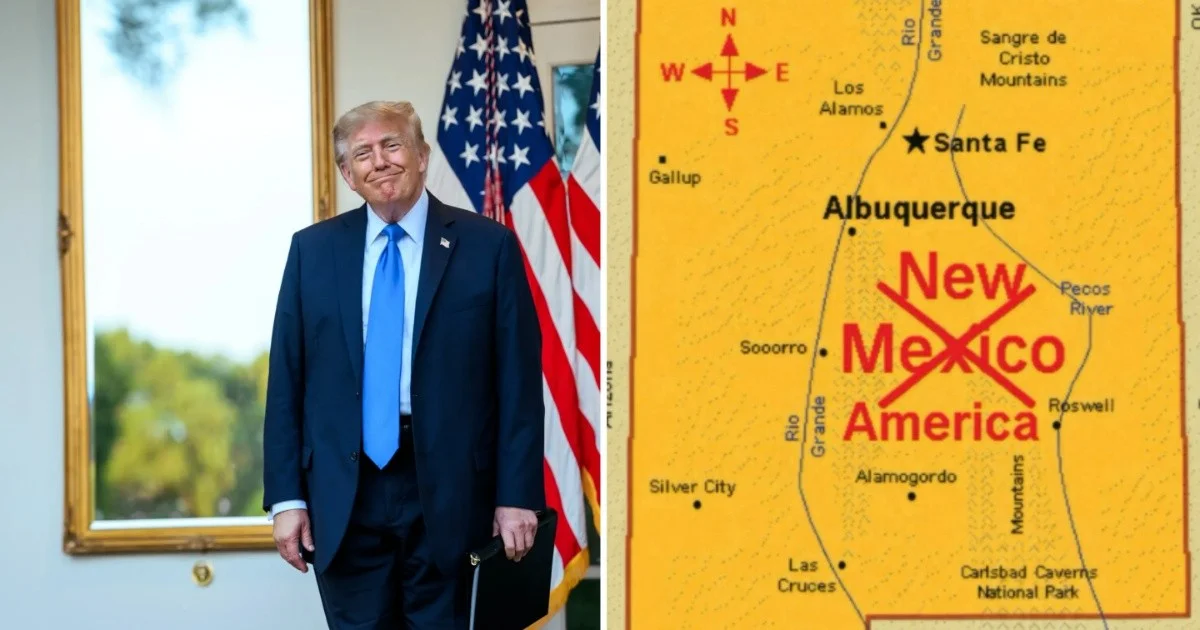 Trump, bu sefer de New Mexico'ya çöktü!
