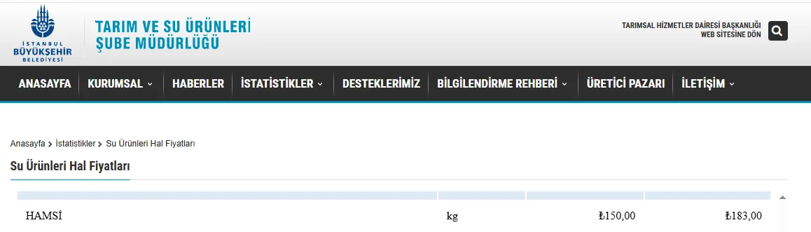 7 Ekim balık fiyatları: Halde 150 TL olan hamsi, 48 TL olan palamut tezgahta kaç TL?