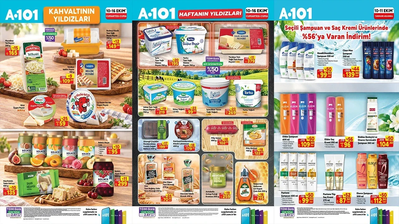 A101 10 Ekim aktüel fiyat listesi: Ayçiçek yağı, çay ve şeker indirimde