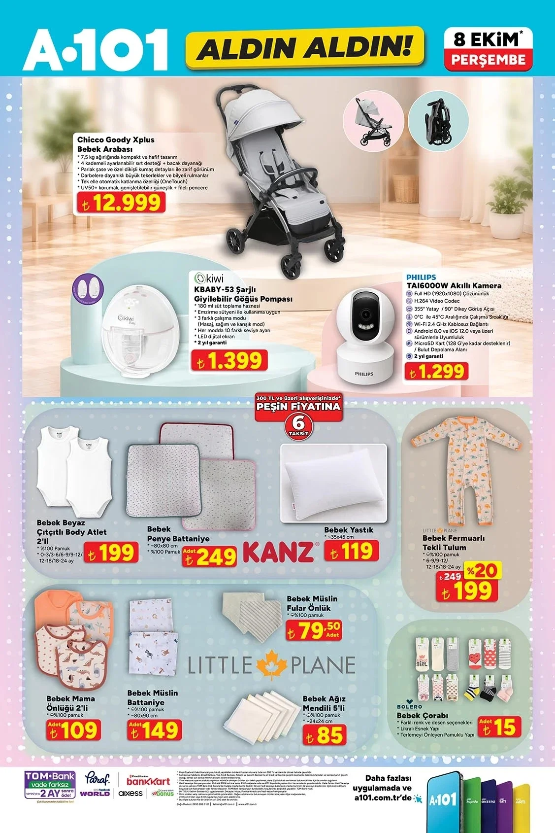 A101’de çocuk ATV 29.990 TL’ye düştü, Chicco bebek arabası 12.999 TL