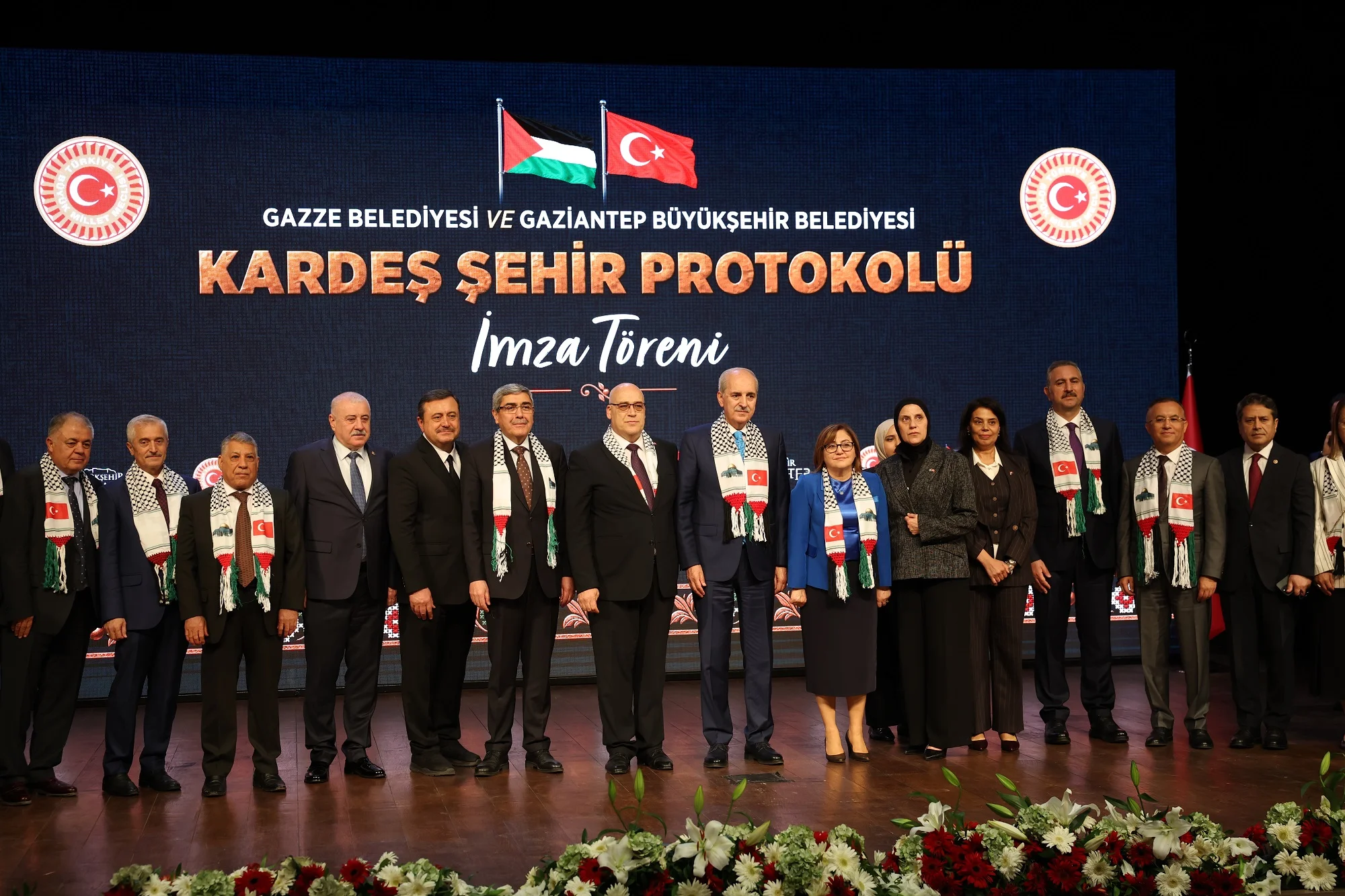 Gaziantep Büyükşehir Belediyesi ile Gazze Belediyesi kardeş şehir oldu