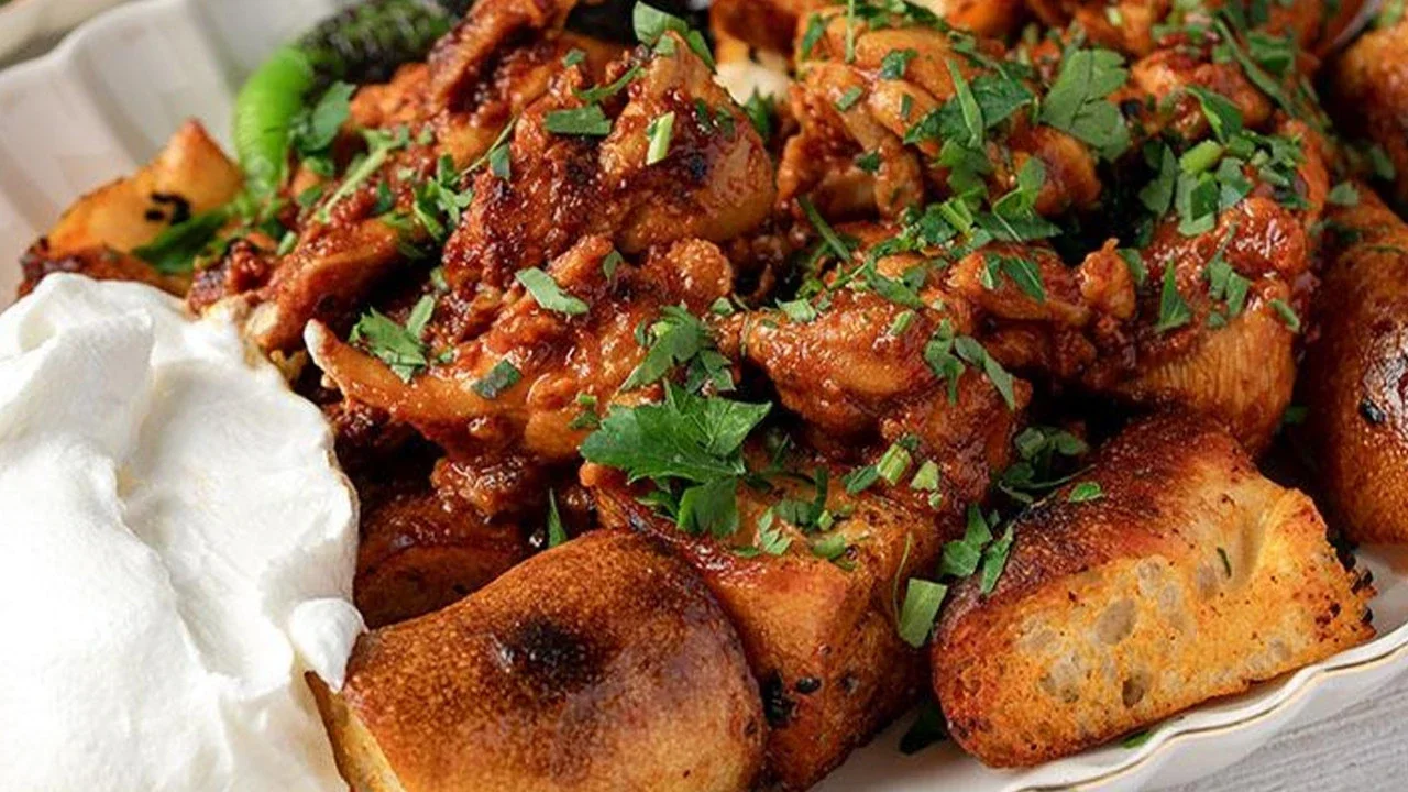 Gelinim Mutfakta Ekmekli Tavuk Kebabı tarifi ve yapılışı 27 Ekim Salı