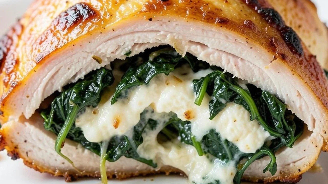 Gelinim Mutfakta Ispanaklı Tavuk Sarma tarifi ve yapılışı 14 Ekim Çarşamba