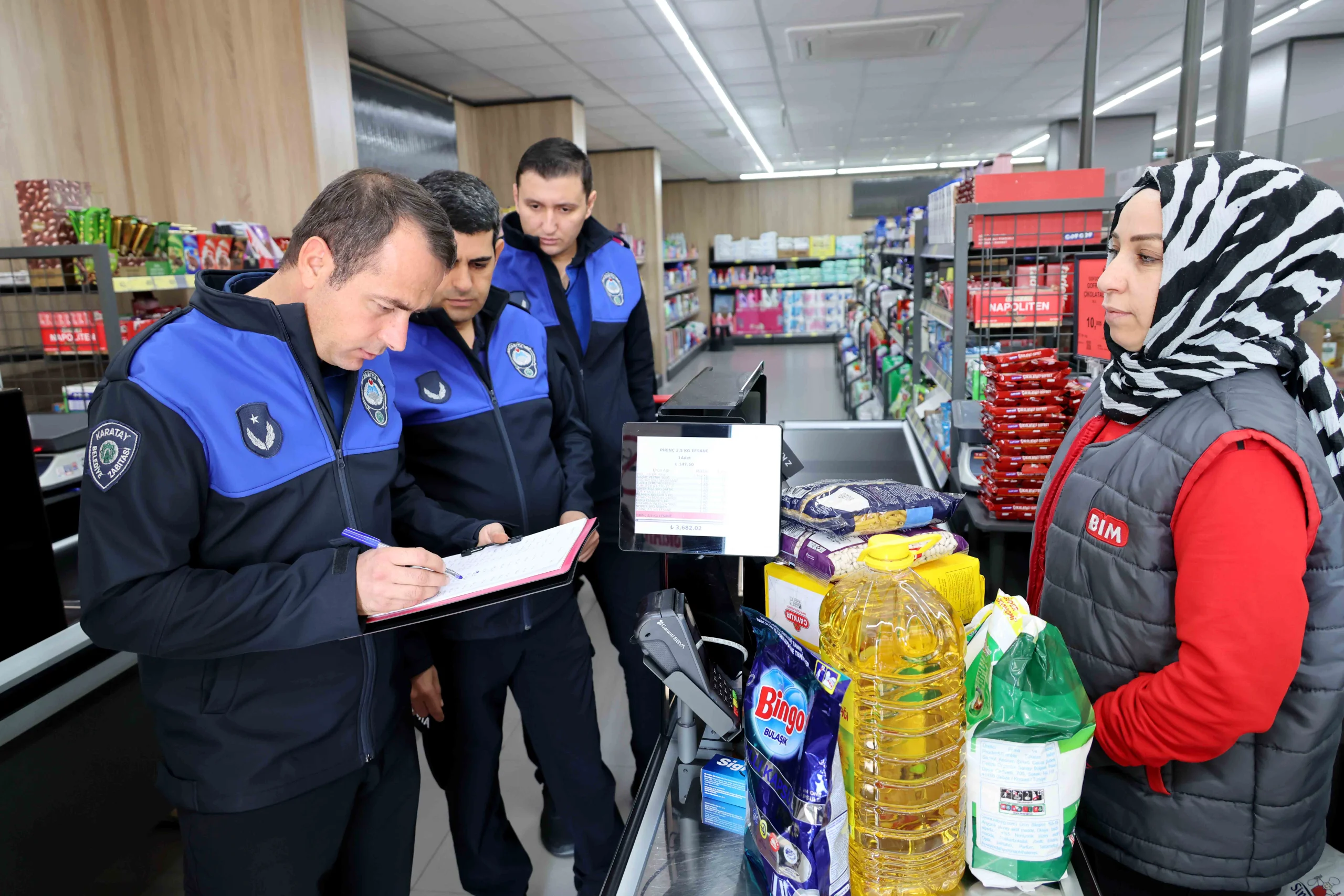 Karatay'da market ve okul kantinlerine denetim