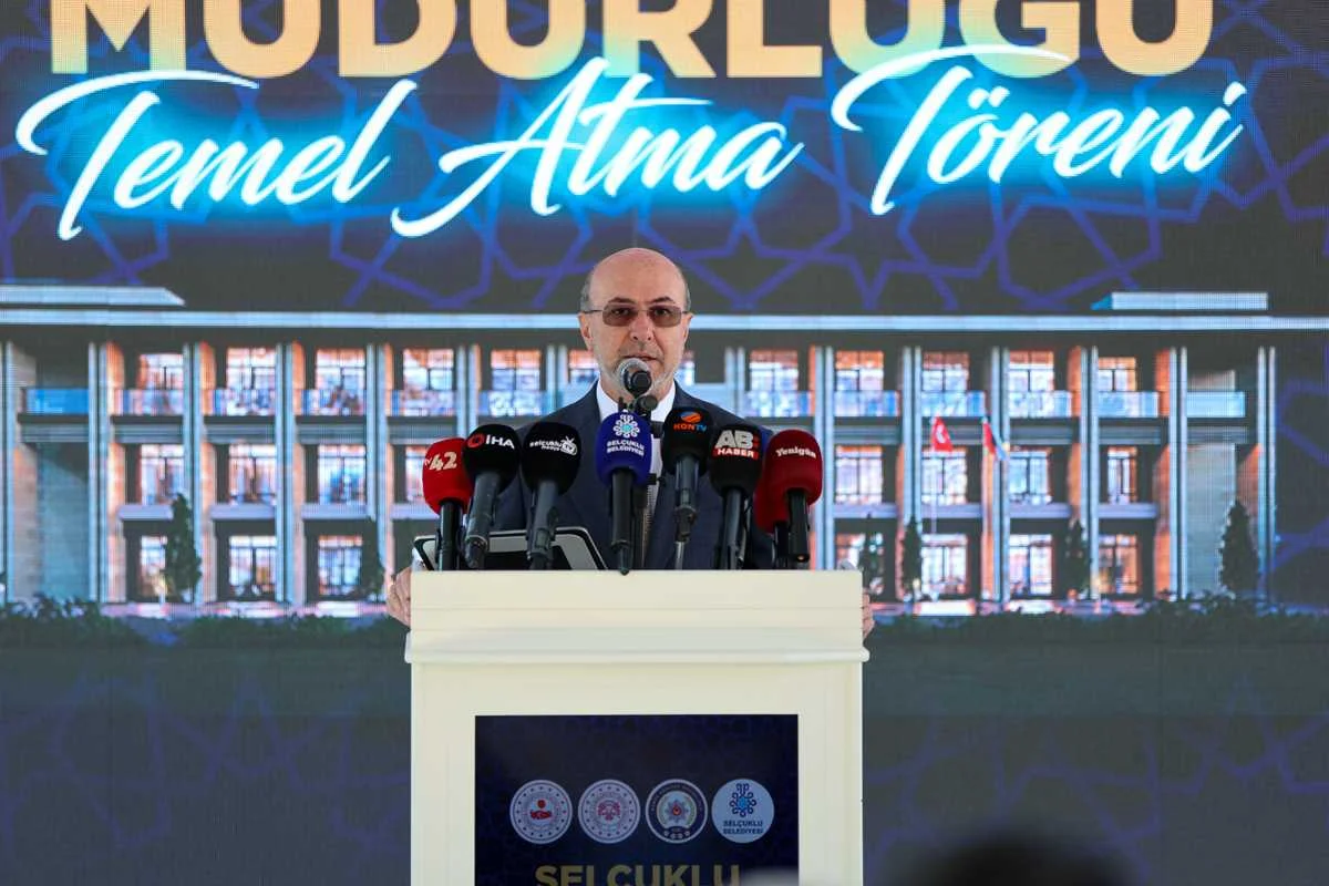 Konya Selçuklu'ya yeni emniyet müdürlüğü binası! Temeli atıldı