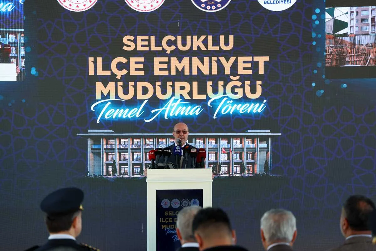 Konya Selçuklu'ya yeni emniyet müdürlüğü binası! Temeli atıldı