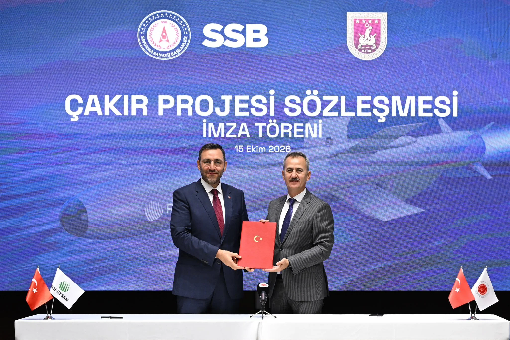 SSB ve ROKETSAN arasında ÇAKIR Seyir Füzesi Tedarik Sözleşmesi imzalandı