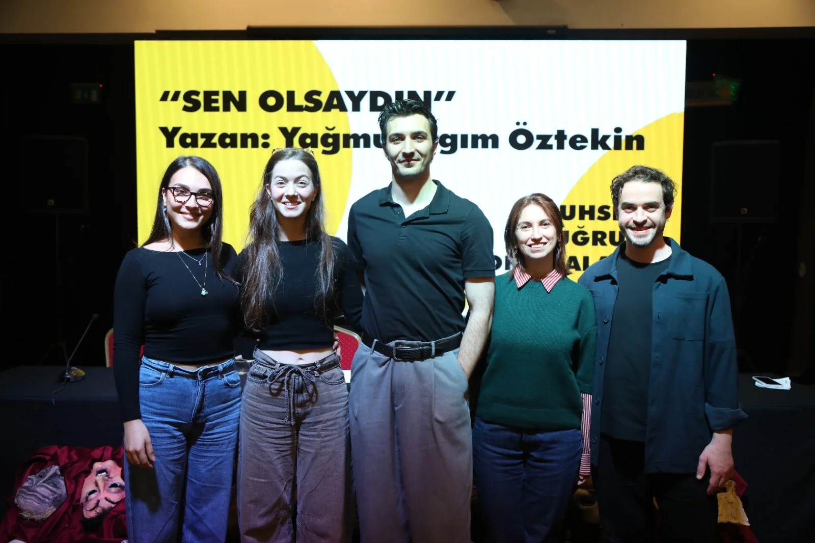 İBB Şehir Tiyatroları Muhsin Ertuğrul Okumaları'nda Sen Olsaydın oyunu