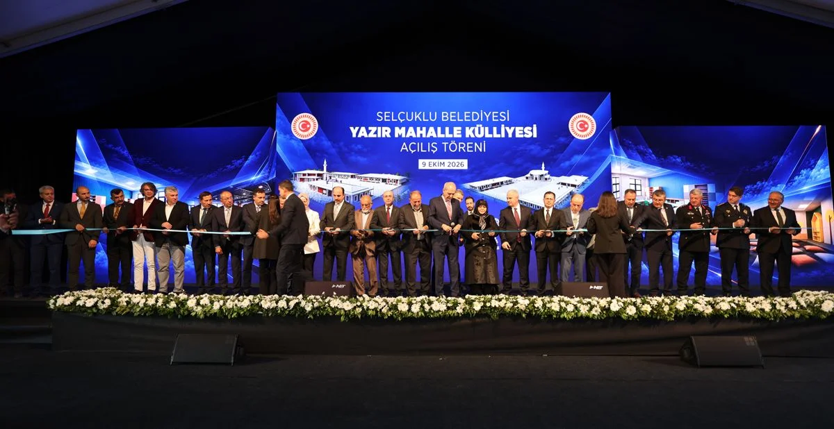 Selçuklu Belediyesi Yazır Mahalle Külliyesi açıldı! Meclis Başkanı Kurtulmuş'ta katıldı