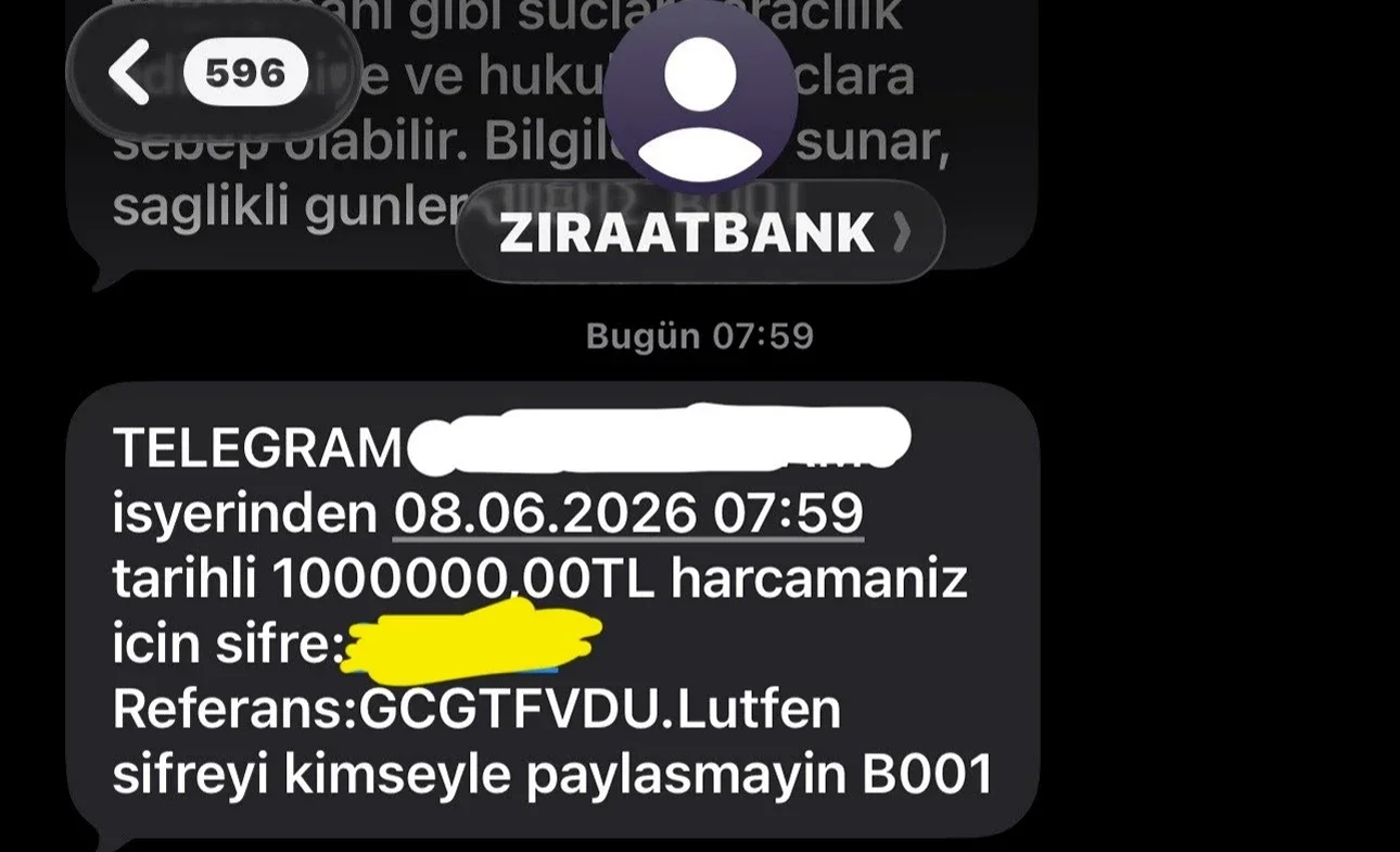 Ziraat Bankası hacklendi mi? Telegram SMS sistemi iddiaları gündem oldu
